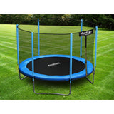 TRAMPOLINE - 244 cm met veiligheidsnet & ladder - Blauw