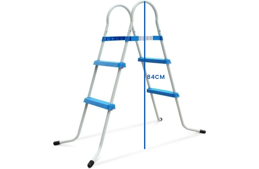 ZWEMBADLADDER - Roestbestendig Metaal - 84 cm