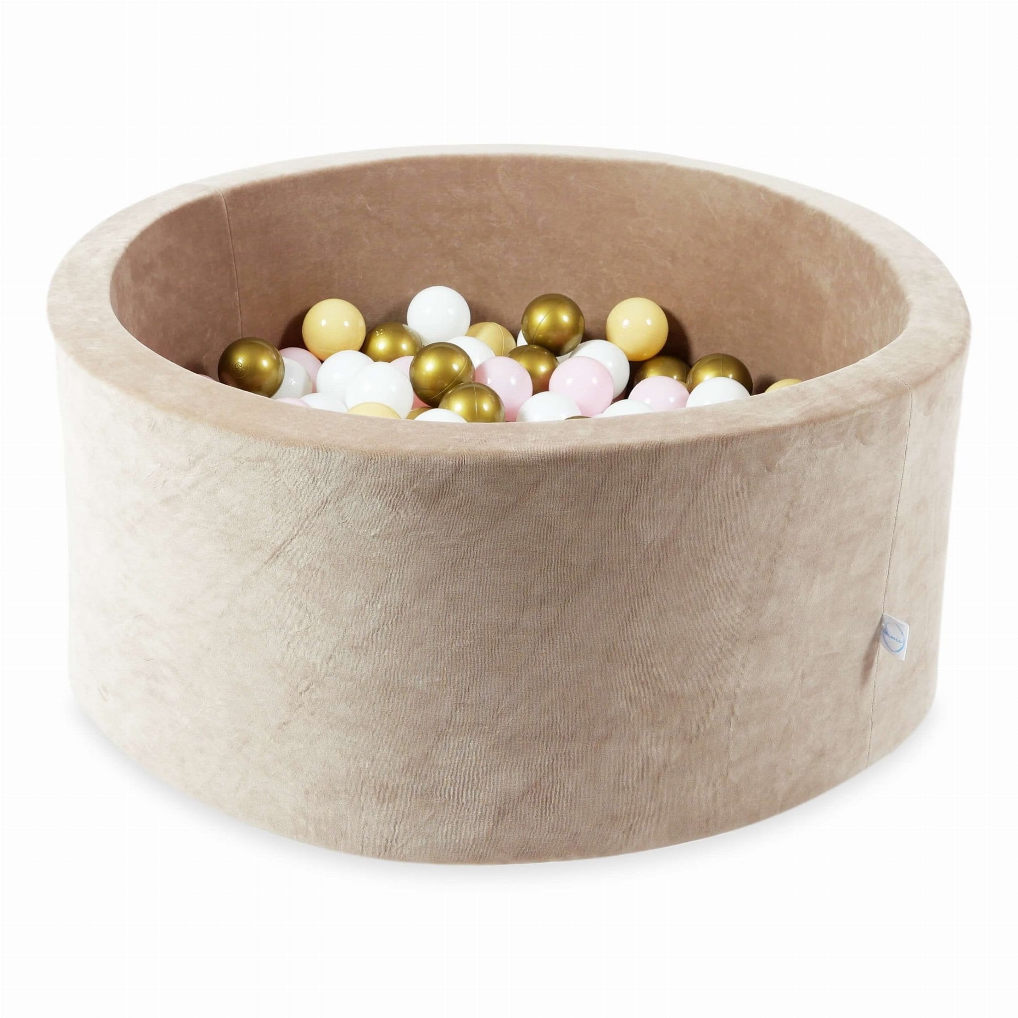 BALLENBAK - 300 Ballen - Velours - Beige - 90 cm