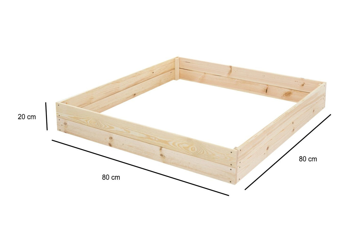 MOESTUINBAK - grenen-planken-met-agro-textiel - 80x80x20-cm