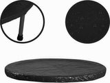 trampoline afdekhoes - waterafvoer uv-bestendig pvc - zwart 305 cm